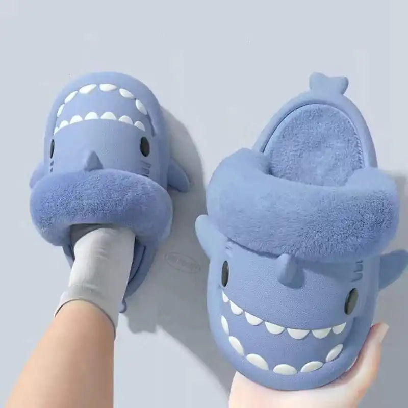 Kawaii Shark Plush Slipper - Kawaii King