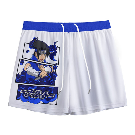 Kawaii Sasuke Mesh Shorts