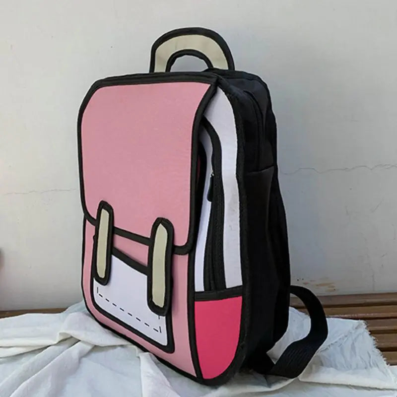 2D Kawaii Cartoon Backpack - Kawaii King