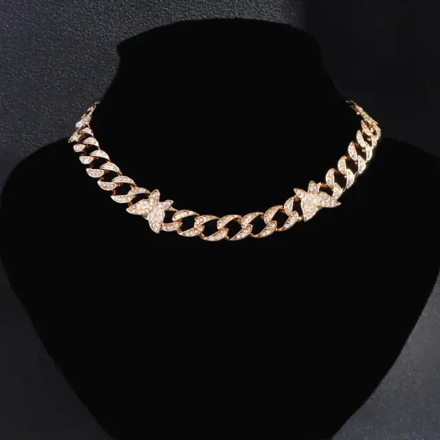 Kawaii 18K Cuban Butterfly Chain - Kawaii King