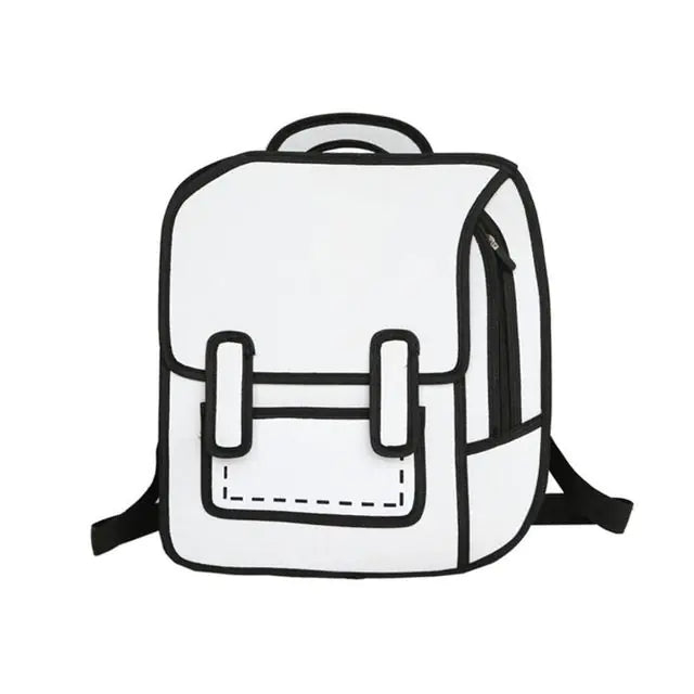 2D Kawaii Cartoon Backpack - Kawaii King