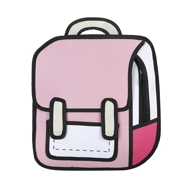 2D Kawaii Cartoon Backpack - Kawaii King