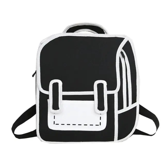 2D Kawaii Cartoon Backpack - Kawaii King