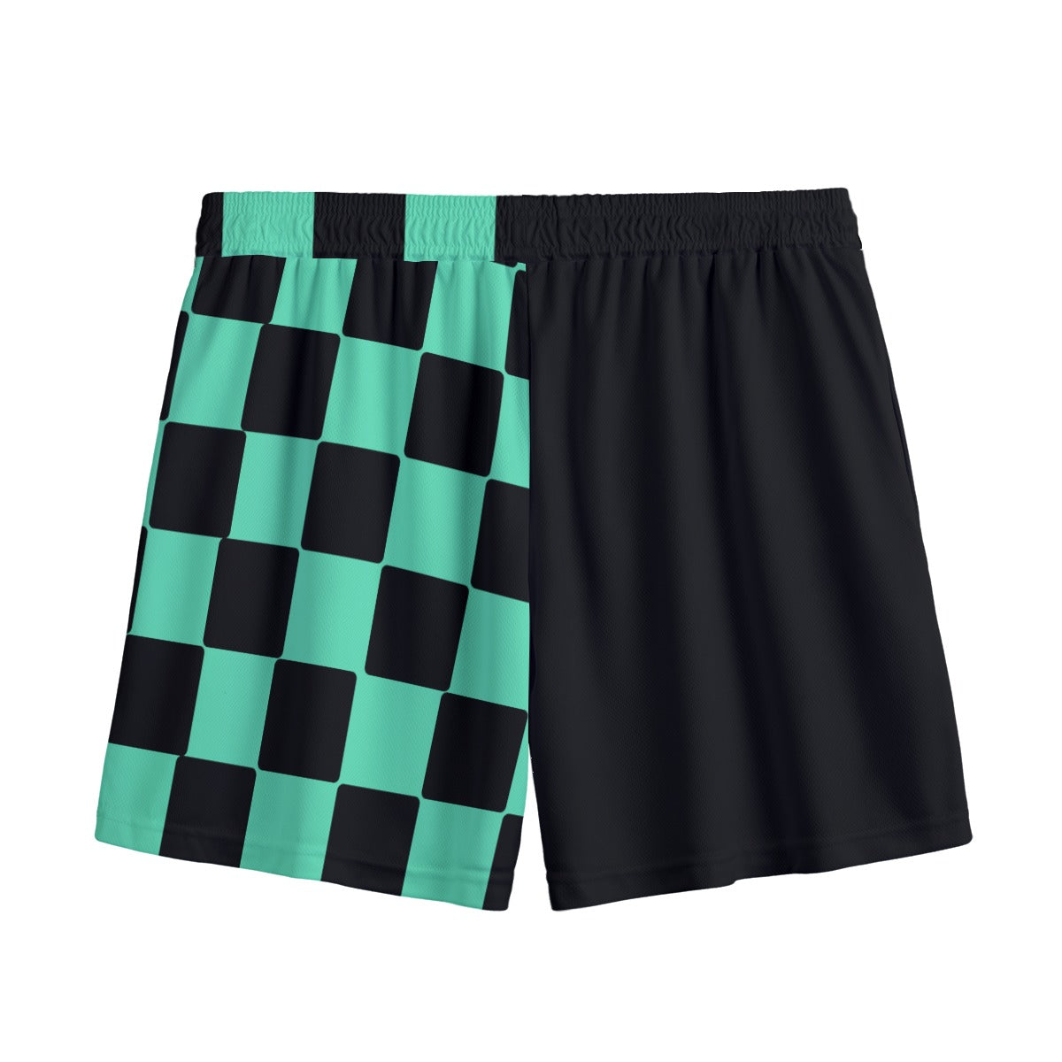Green checkered Yoycol half checkered boardshort in size XS, featuring a stylish pattern and comfortable fit.