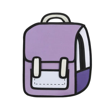 2D Kawaii Cartoon Backpack - Kawaii King