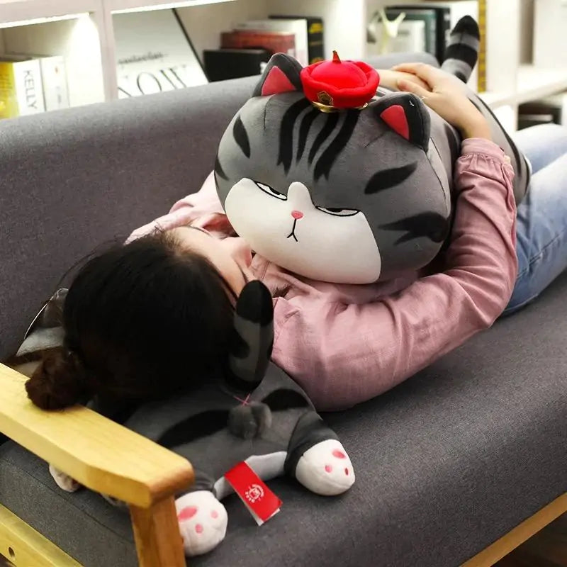 Kawaii Moody Giant Cat Plush - Kawaii King