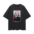Black ODMPOD Dying to Live T-Shirt featuring a bold graphic design, casual fit, and comfortable fabric.