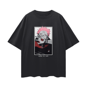 Black ODMPOD Dying to Live T-Shirt featuring a bold graphic design, casual fit, and comfortable fabric.