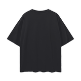Black vintage Asta T-shirt by ODMPOD featuring a classic graphic design on soft cotton fabric.