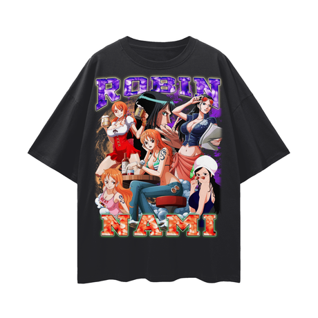 Vintage Pirate Girls T-shirt by ODMPOD featuring a playful pirate girl graphic on soft cotton fabric.