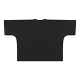 Black ThugMon Boxy T-Shirt by ODMPOD featuring a relaxed fit and bold graphic design, ideal for casual streetwear style.