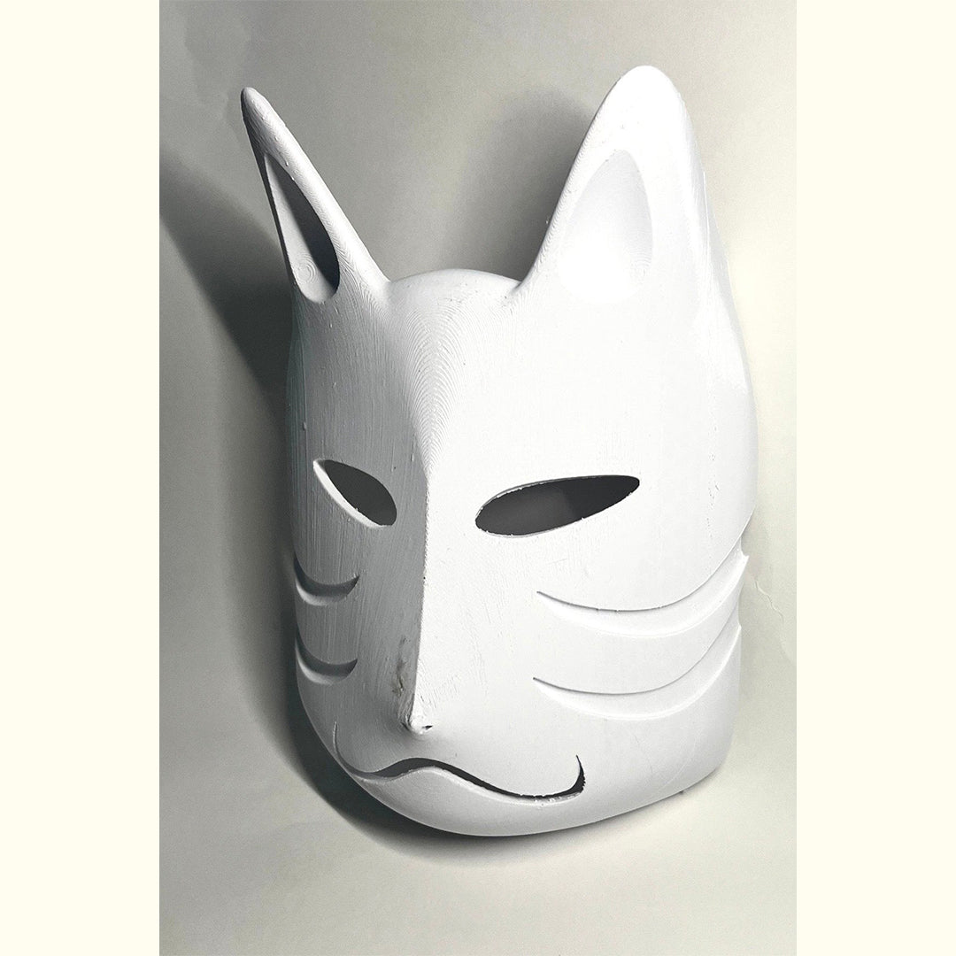 Blank canvas DIY Anbu mask by Kawaii King, designed for customization and creative costume use.