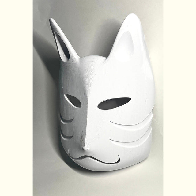 Blank canvas DIY Anbu mask by Kawaii King, designed for customization and creative costume use.