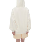 Bone-colored oversized Nami heavyweight hoodie by ODMPOD, featuring a relaxed fit and cozy fabric for casual style.