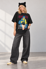 Boruto Vouge T-Shirt styled on model, front view