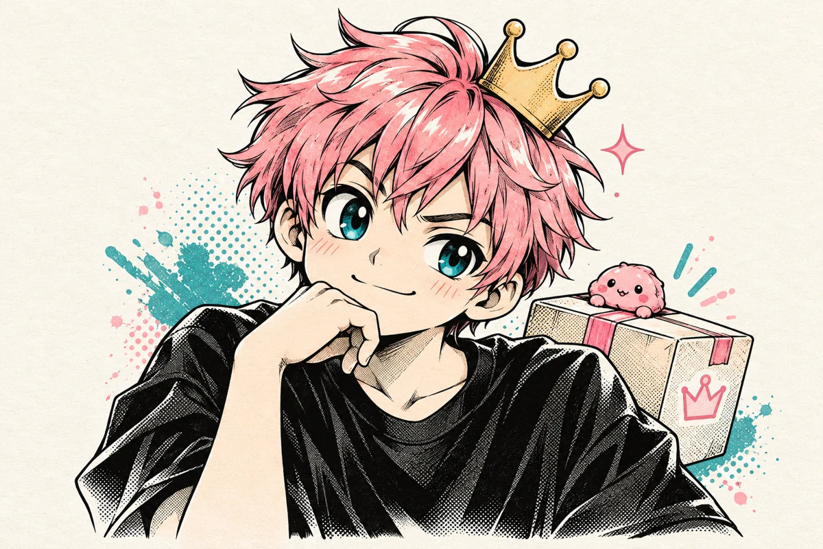 Kawaii King manga faq editorial artwork