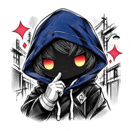 Kawaii King portrait darkness editorial artwork