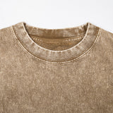 Light brown heavy weight oversized Kyou Kun T-shirt by Kawaii King, featuring a relaxed fit and bold graphic design.