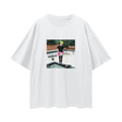 ODMPOD Believe It album cover T-shirt in lucent white, featuring iconic album art design on a casual cotton shirt.