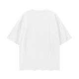 Oversize white T-shirt by ODMPOD featuring a chibi-style Hatsune Miku graphic on the front.