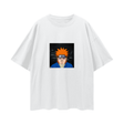 Lucent white XXX PAIN T-shirt by ODMPOD featuring a relaxed fit and bold front graphic design.