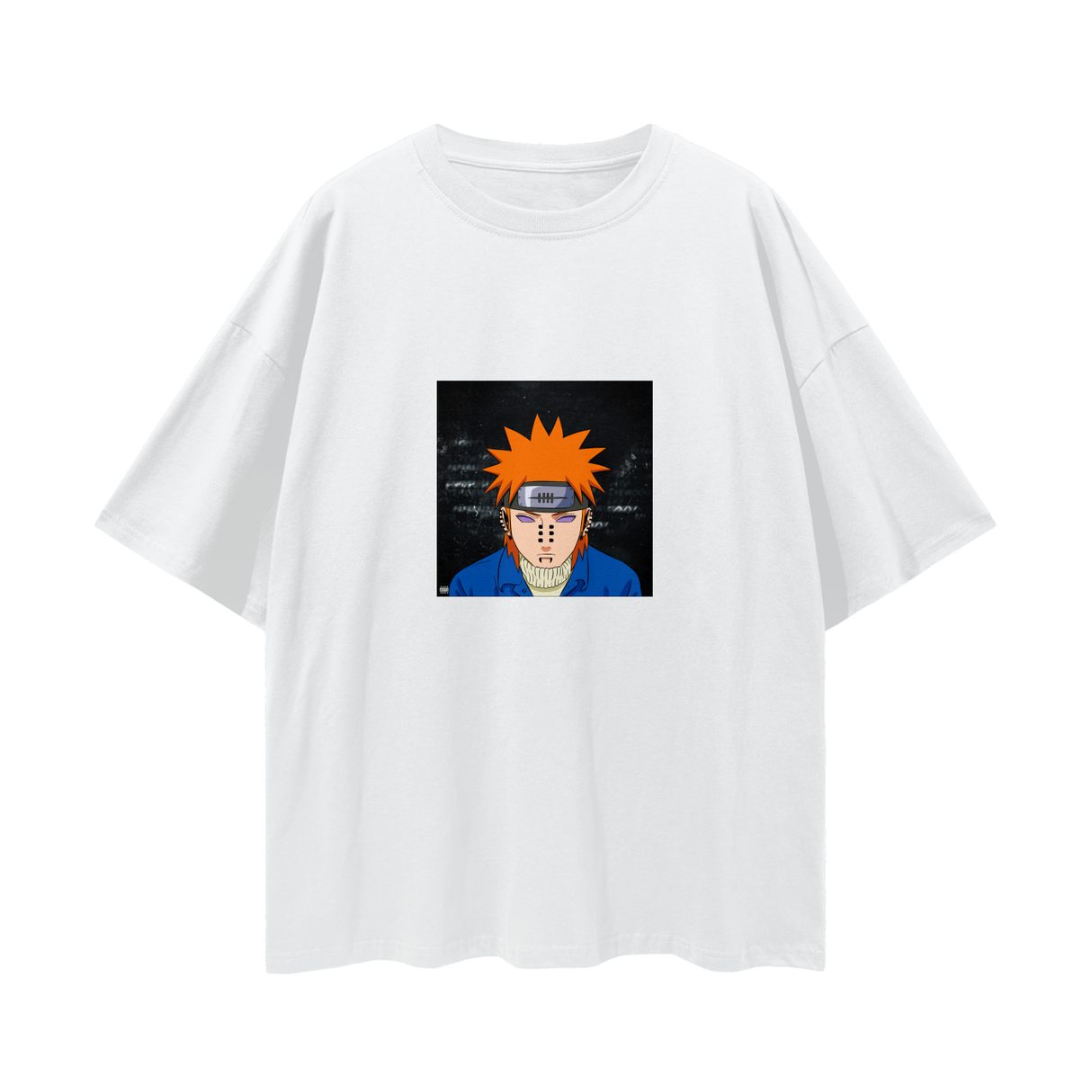 Lucent white XXX PAIN T-shirt by ODMPOD featuring a relaxed fit and bold front graphic design.