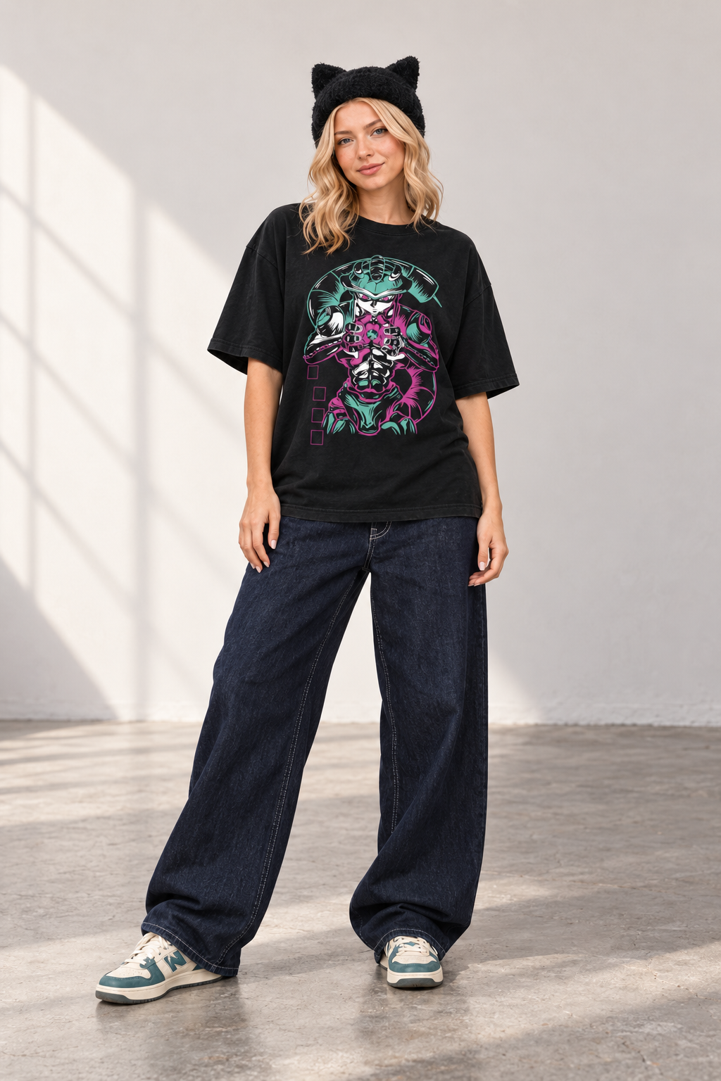 Vintage Meruem T-Shirt on model, front view