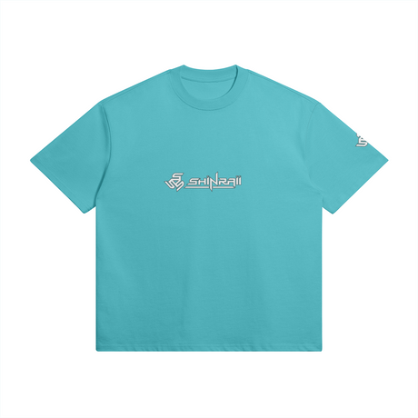 Shinraii Extreme Heavyweight T-Shirt by PODpartner, front view showcasing durable fabric and bold design in natural lighting.