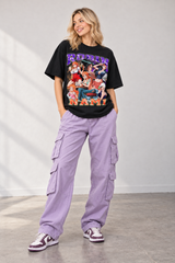 Vintage Pirate Girls T-Shirt styled on model, front view