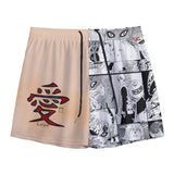 Yoycol Love Manga Boardshorts in XS size with manga-inspired sand and love graphic design on lightweight fabric
