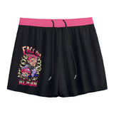 White Bully Sakuna Mesh Shorts by Yoycol, lightweight athletic shorts with breathable mesh fabric and an adjustable waistband.