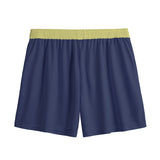 White Chibi Cloud Mesh Shorts by Yoycol, featuring lightweight mesh fabric and a playful cloud pattern for casual wear.