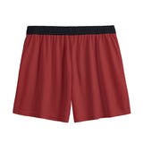 White Chibi Tifa mesh shorts by Yoycol, featuring a cute cartoon character design and breathable mesh fabric.