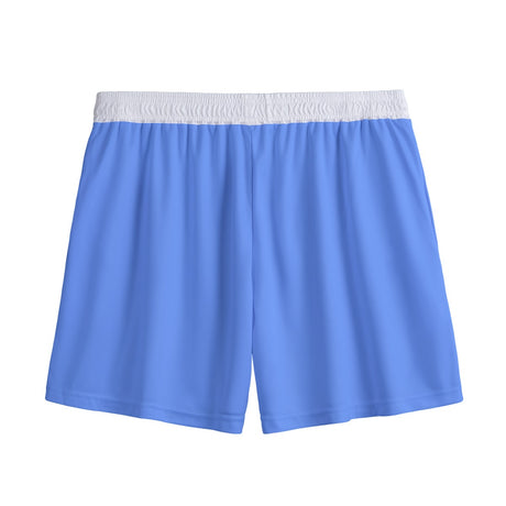 White Kawaii Zabuza mesh shorts by Yoycol featuring a stylish design and breathable fabric, perfect for casual wear.